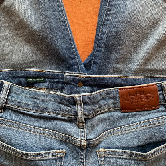 Lauren Ralph Lauren Straight Leg Jean, Size 8P - Picture 6 of 7